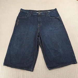 Sean John Jorts Shorts Mens 40x16 Blue Denim Baggy Streetwear Hip Hop - Picture 1 of 10