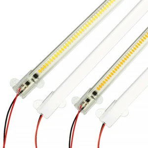 220V SMD2385 72leds LED Under Cabinet Light Clear Sell Milk White Shell 30/50cm - Picture 1 of 9
