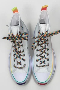 Converse Run Star Hike Pride Hi - Weiß - UK Größe 7 / EU41 - Brandneu ohne Karton - Bild 1 von 5