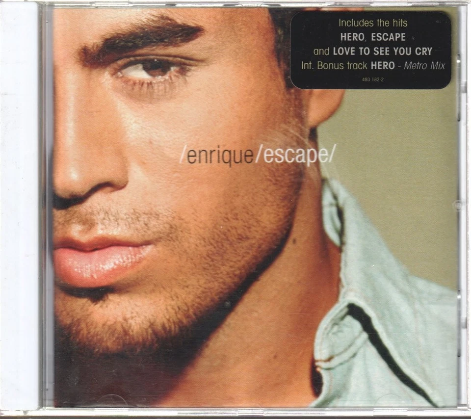 Enrique Iglesias Escape CD UK Interscope 2001 Has info sticker on front 4931822 - Bild 1 von 2