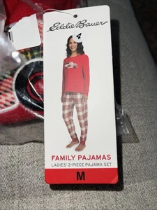 Eddie Bauer FamilyChristmas PJ Set Gr. M kariert LKW Neuheit Cozy Holidays - Bild 1 von 2