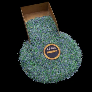 Piedra preciosa azul turquesa verde turquesa triturada 0,5-1 mm para carpintería resina arte - Imagen 1 de 6