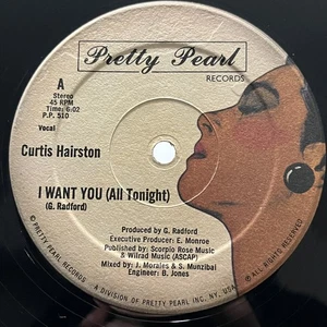 Funk / Soul Curtis Hairston - I Want You (All Tonight) Pretty Pearl Records - Picture 1 of 2
