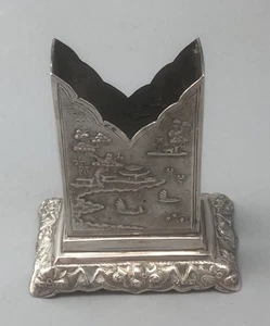 Vintage Vietnamese Silver Match Box Holder 875 Grade 40g DZX - Picture 1 of 5