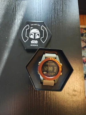 Reloj Nixon Boba Fett Edición Limitada Star Wars Unidad SW Usado Con Estuche Foto 1 de 4