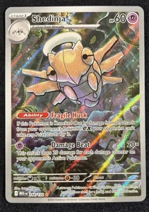 Shedinja 144/132 Illustration Rare Pokemon Card Mega Evolution - Picture 1 of 2