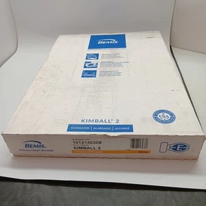 Asiento de inodoro de plástico alargado Bemis Kimball 2 blanco 1012140308 7M1583SLP 000 - Imagen 1 de 8