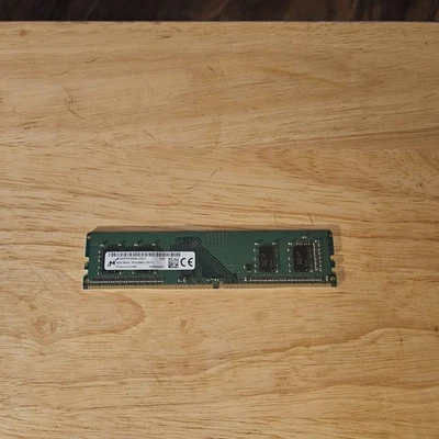 4GB DDR4-2666 DIMM Micron MTA4ATF51264AZ-2G6J1 Desktop Memory RAM - Image 1 of 4