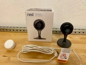 Nueva cámara de seguridad interior Nest NC1102ES A0005 1080p - caja abierta, 1ª generación - Imagen 1 de 11