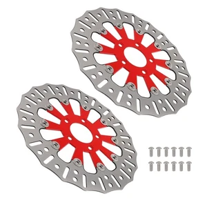 2* Floating Front Brake Rotor Disc for Harley-Davidson Trike 09-19 Softail 15-24 - Picture 1 of 15