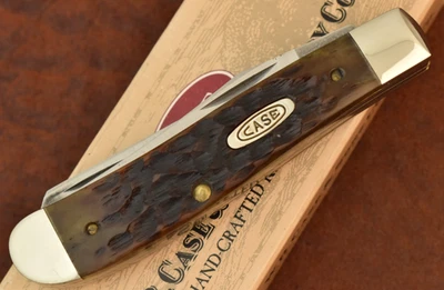 CUCHILLO MINI TRAMPERO CASE XX USA 5 PUNTOS 1995 HUESO MARRÓN JIGGED 6207 SS BONITO (29584) Foto 1 de 4