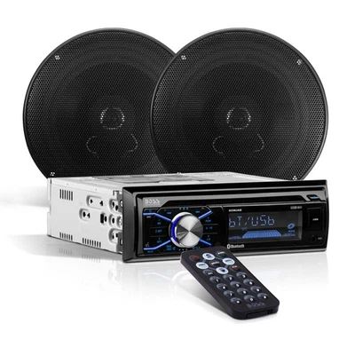 Boss 508Uab Bluetooth Am Fm Receiver With 6.5 Inch Speakers And Remote - Image 1 of 4