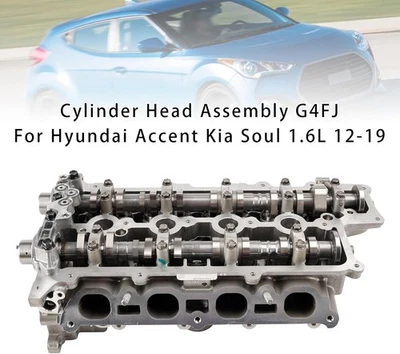 For Hyundai Accent Kia Soul G4FD G4FJ 1.6L 2012-2019 Engine Cylinder Head Foto 1 de 4