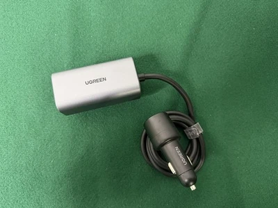 UGREEN 150W USB C 车载充电器 PD 3.1 USB 适配器 12V-24V GaN 平板电脑 便携式电脑 手机 — 第 1/4 张图片