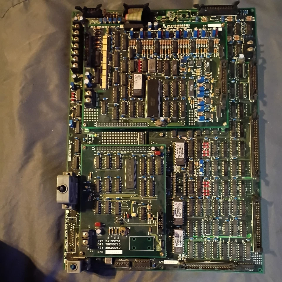Mitsubishi Mother Board PWB 3A133667 ASY 3BK23057 - Image 1 of 4