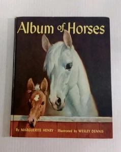 ALBUM OF HORSES by Marguerite Henry 1964 edition, Hardcover w/ Dust Jacket - Picture 1 of 15