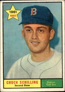 1961 Topps #499 Chuck Schilling - Picture 1 of 2