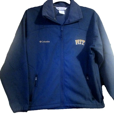 Abrigo Pitt Panthers Columbia Omni Heat Cremallera Completa Para Hombre Talla M Azul Bolsillos con Cremallera Foto 1 de 4