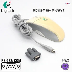 Logitech M-C47 PS/2 Mouse RS-232 Serial Com Port Computer Dos Driver Retro Old - Picture 1 of 6