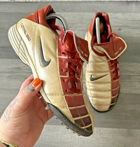 2003 Nike Total 90 T90 Astro Turf Boots Shoes Trainers Red UK 6.5 Football Red - Picture 1 of 21