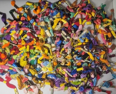 Embroidery Floss HUGE LOT 215+ Skeins All Colors DMC & Prism Brands, Cotton  - Image 1 of 4
