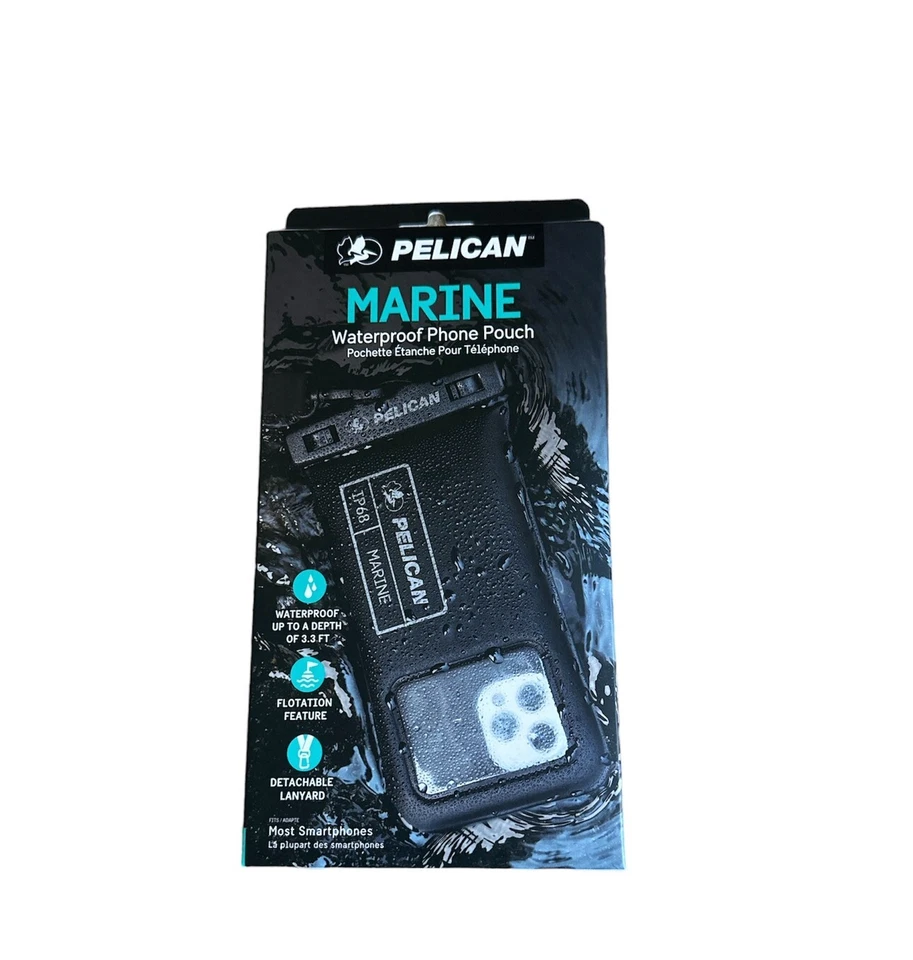 Pelican Marine Series Waterproof Floating Phone Pouch iPhone Android Galaxy