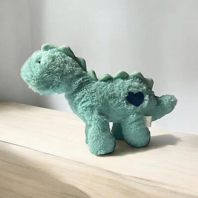 Manhattan Toy Co.  Valentine Dinosaur Brontosaurus Plush Toy Animal Blue 2017 - Image 1 of 4
