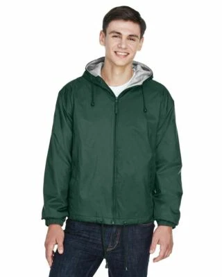 Chaqueta con Capucha UltraClub 8915 Adulto Forrada de Vellón S-4XL Nueva Foto 1 de 4