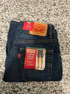Levis 511 Youth Boys Jeans Slim Fit Stretch Adjustable Waistband Size 14 - Picture 1 of 4