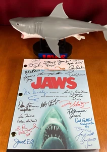 Jaws Script Signed- Autograph Reprints- Full Script- 126 Pages Long - Picture 1 of 8