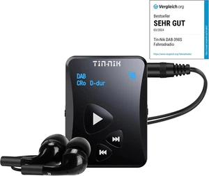 Tin-Nik DAB-398S Radio Personale, Portatile, DAB/DAB+, Mini-Radio Digitale, Tasc - Foto 1 di 12