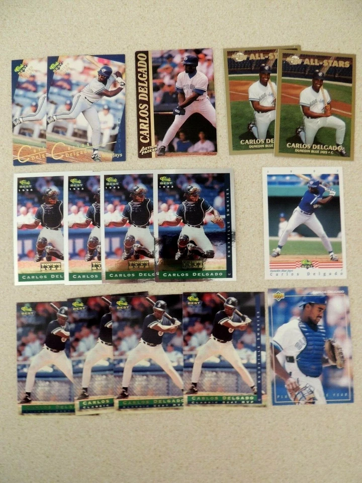 CARLOS DELGADO (15) CARD ROOKIE LOT   LOADED       HIGH VALUE - Image 1 of 1