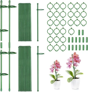 28Pcs Plant Stakes,Garden Stakes 16Inch & 12Inch,Adjustable Length Tomato Sta... - Picture 1 of 12