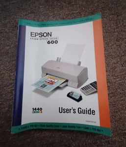 Epson Stylus COlor 600 User's Guide 1997 - Bild 1 von 2