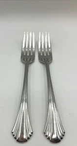Towle Silver Symphony 2 Dinner Forks Korea Glossy 18/10 Stainless Steel Flatware - Picture 1 of 10