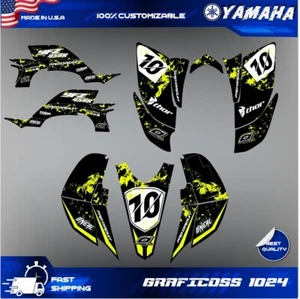 Graphics Decals Stickers Kit Yamaha YFZ 450 For 2003 2004 2005 2006 2007 2008 - Picture 1 of 3