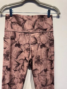 Athleta Salutaion 7/8 Leggings mit 2 Taschen, Größe S, hoher Bund, rosa geblümt - Bild 1 von 13