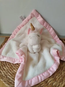 Doudou plat licorne blanc rose Carter's - Photo 1/5