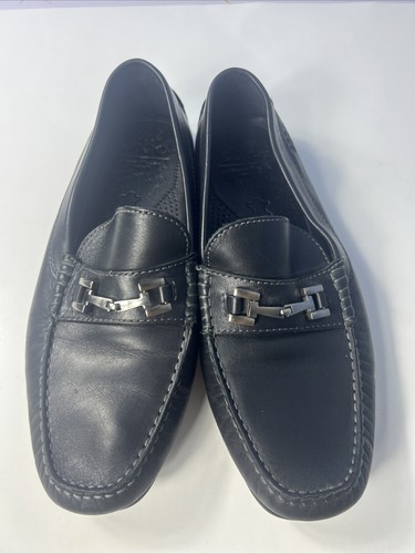 Scarpe mocassini da guida Ecco uomo classici mocassini in pelle nera taglia 11 US 44 EU 10 5
