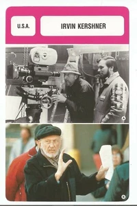 Tarjeta de información IRVIN KERSHNER MONSIEUR CINEMA - STAR WARS: director ESB - Imagen 1 de 1