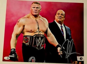 Paul Heyman Signed WWE Wrestling 11x14 Photo ECW Legend JSA COA Brock Lesnar - Picture 1 of 3