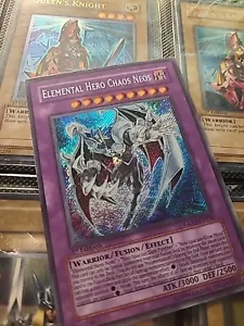 Elemental Hero Chaos Neos Secret Rare 1st Edition GLAS-EN036 - Picture 1 of 7