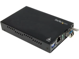 StarTech ET91000LC2 Fiber Media Converter Gigabit 1000 Mbps MM Fibre LC 550m - Picture 1 of 5