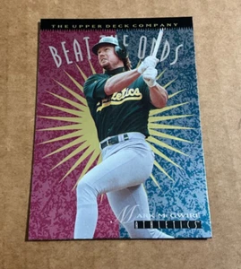 1996 Upper Deck # 151 Mark McGwire Beat The Odds Oakland Athletics - Picture 1 of 2