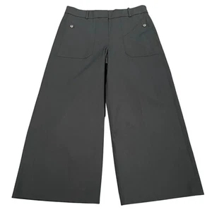 NWT J.Crew Sz 14 Sydney Wide-Leg Pant Bi-Stretch Cotton Blend 26"L Cropped BF404 - Picture 1 of 10