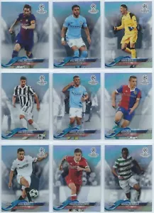 2017-18 Topps Chrome UEFA Champions League Refractor Card Tú eliges la tarjeta - Imagen 1 de 98