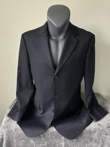 Jos A Bank 40S Sport Coat Charcoal 2-button 100% Wool Luxury Euc - Picture 1 of 11