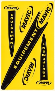 Kit adesivi decalcomanie MAVIC 5 pz logo | set ruote cosmico ksyrium crossmax - Foto 1 di 2