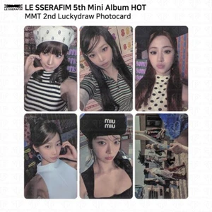 Le Sserafim 5th Mini Album HOT MMT 2nd Luckydraw Photocard KPOP K-POP Sakura - Picture 1 of 24