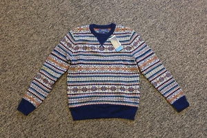 New Polo Ralph Lauren Boys Fair Isle Jumper Sweater - MEDIUM (10/12) - Multi - Picture 1 of 3